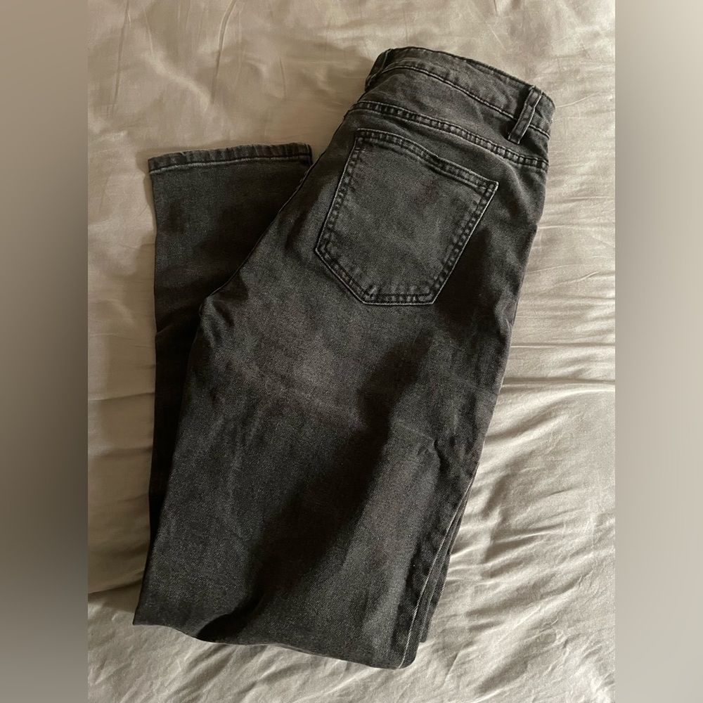 Cotton On Gray Stretch Mom Jeans